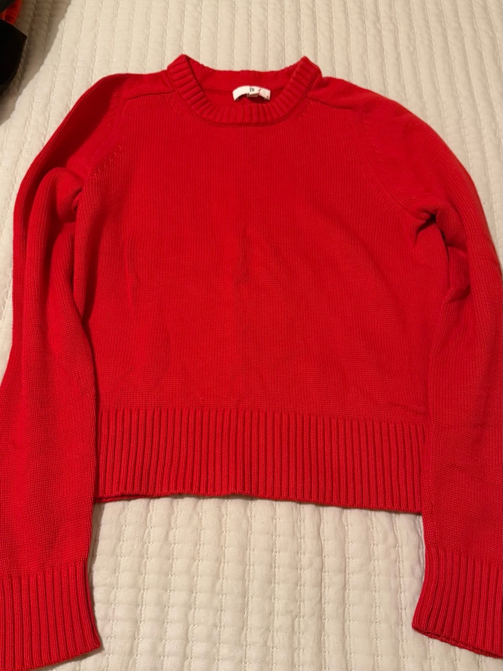 Banana Republic Bright Red Crewneck Sweater